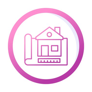 Vektör Yapı Çizim simgesi illüstrasyonu                                                    