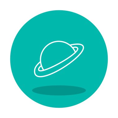 Gezegenler simgesi, vektör illüstrasyonu