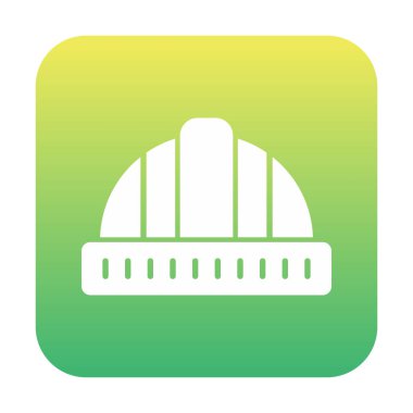 Sabit şapka simge vektör çizim