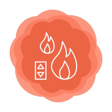 Sıcaklık Denetim simgesi, vektör resimleme 