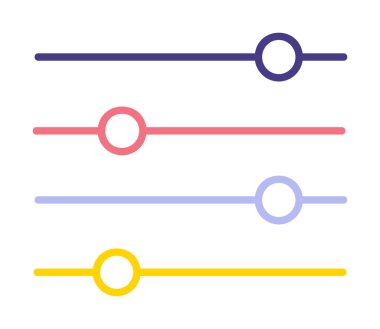 Ayar web simge vektör çizim