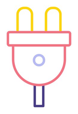 güç dolgusu, web simgesi basit tasarım 