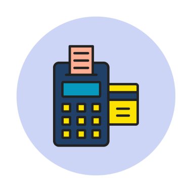 Vektör olarak EDC simgesi. logotype