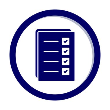 Kontrol listesi vektör illüstrasyonu