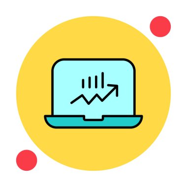 Vektör illüstrasyonu, Stock İzleme simgesi arkaplanı                          