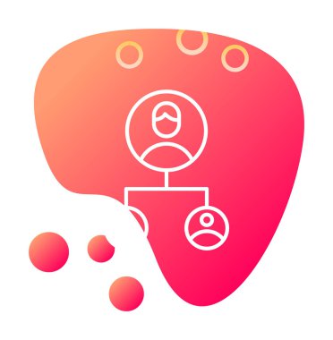 Basit Yardımcı Pazarlama simgesi, vektör illüstrasyonu