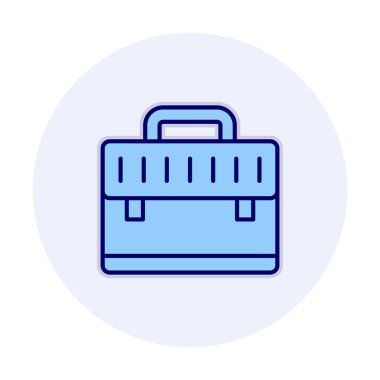 evrak çantası simgesi izole edilmiş web illüstrasyonu