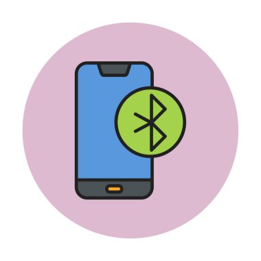 Bluetooth simgesi vektör çizim