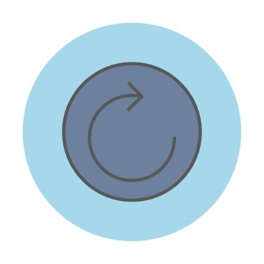 Modern simgenin vektör illüstrasyonu              