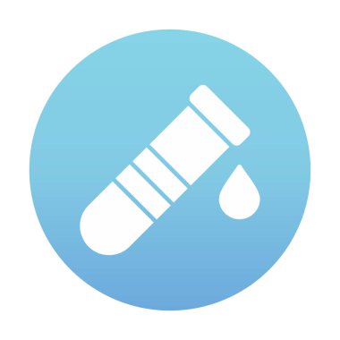 test tübü ikon vektör çizimi