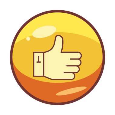 Gibi. Web simgesi basit illüstrasyon 