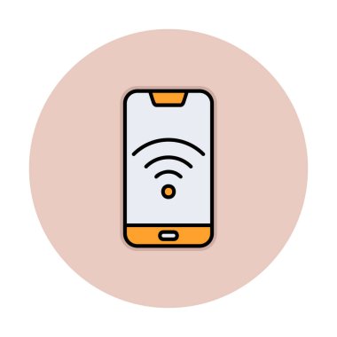 cep telefonu ikonu vektör illüstrasyonu