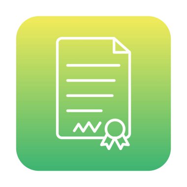 Beyaz arkaplanda diploma vektör illüstrasyonu