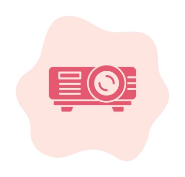 Projector  web icon vector illustration