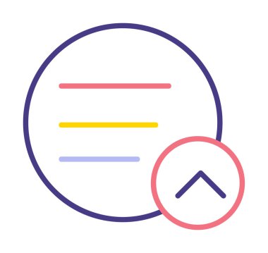 Simge işareti vektör çizim upload