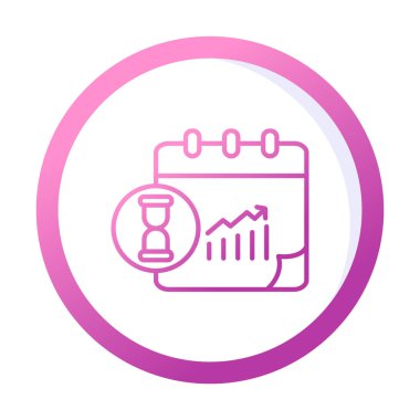 iş bitiş çizgisi vektör resimlemesi