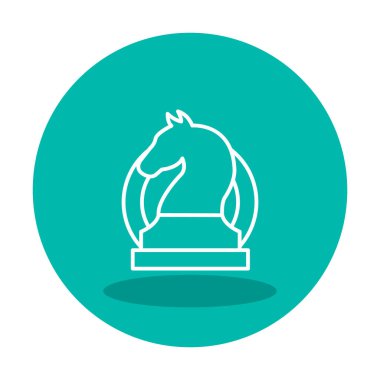 iş stratejisi simgesi, vektör illüstrasyonu basit tasarım