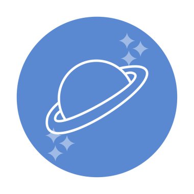 Gezegenler simgesi, vektör illüstrasyonu