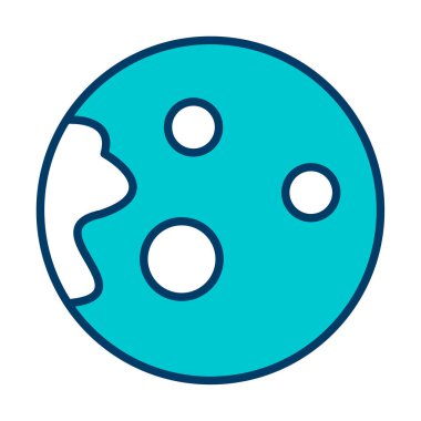 Gezegenler simgesi, vektör illüstrasyonu