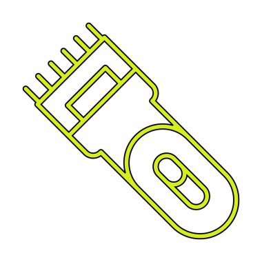 Elektrikli Shaver simgesi vektör illüstrasyonu