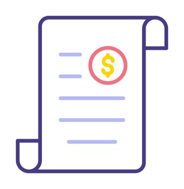 Bill simgesi, vektör çizimi 