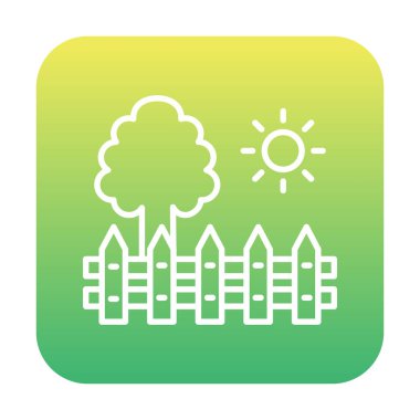 çit ağ ikonu vektör illüstrasyonu