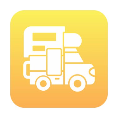 Kamp simgesi vektör illüstrasyonu