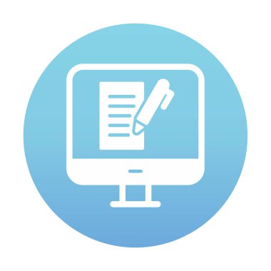 Bilgisayar Kopyalama simgesi illüstrasyonu