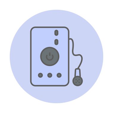 Su banyosu web simgesi, illüstrasyon