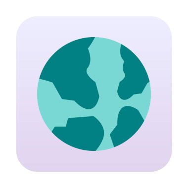 Dünya web simgesi vektör illüstrasyonu