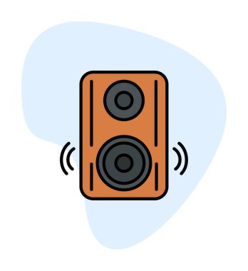 speaker icon, vector illustration simple design