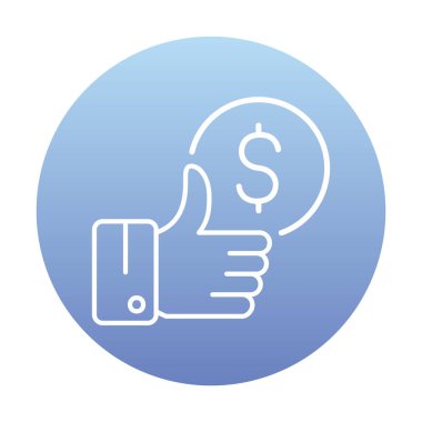 Basit En İyi Fiyat simgesi, vektör illüstrasyonu