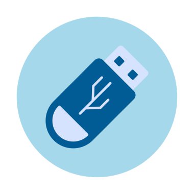 Web için usb flash simgesi.