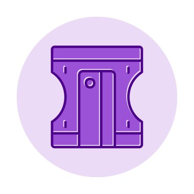 Güvenli web simgesi, vektör çizim