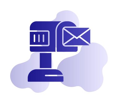 E- posta iletisi simgesi olan basit bir düz posta