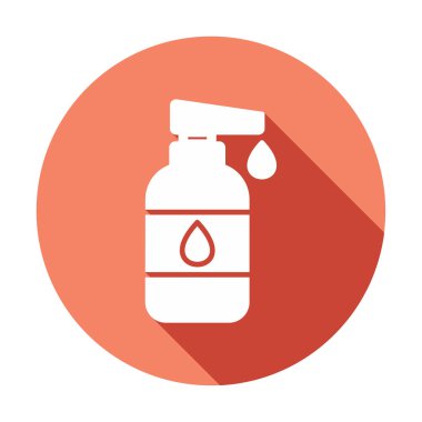 Bebek losyonu web simgesi, vektör illüstrasyonu 