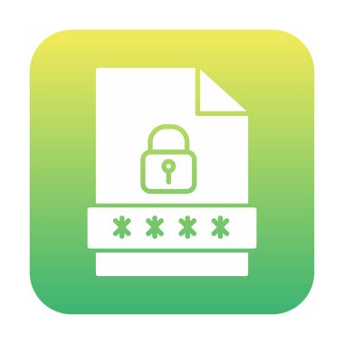 Dosya Parolası vektör çizimi