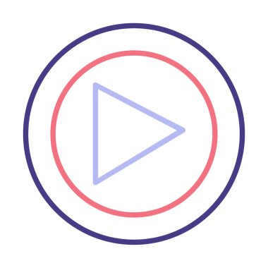 Oynatma düğmesi vektör çizimi