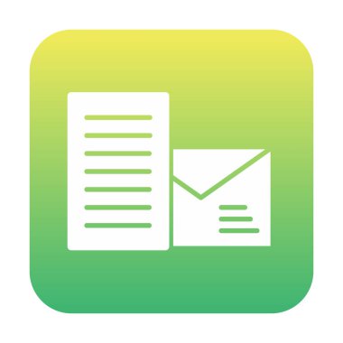 posta simgesi, vektör illüstrasyonu   