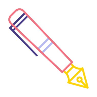 Dolma kalem simge vektör çizim