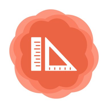 ölçekli düz simge, vektör illüstrasyonu 