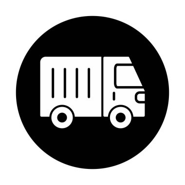 Van düz vektör simgesi