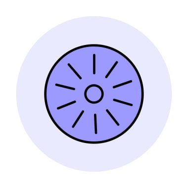 Modern simgenin vektör illüstrasyonu                  