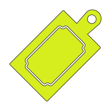 Kesme tahtası simgesi, vektör illüstrasyonu