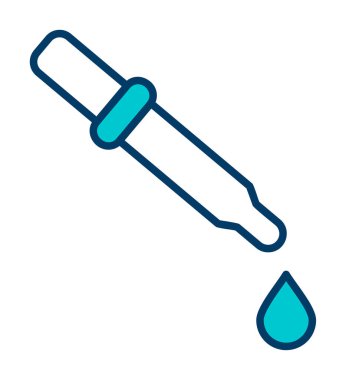 İlaç indirme çizgisi simgesi tasarım vektörü şablonu