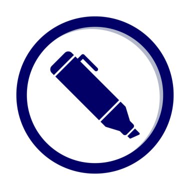 Vurgulama simgesi web basit illüstrasyon