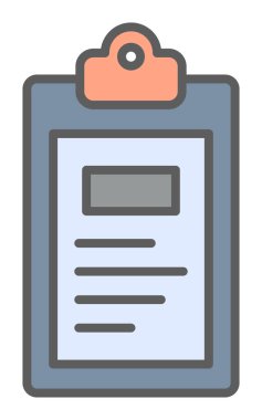 Pano simgesi, vektör illüstrasyonu basit tasarım