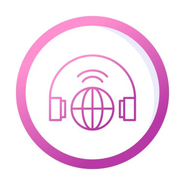 genel destek simgesi vektör illüstrasyonu