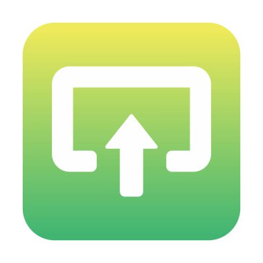 Girdi düz vektör simgesi