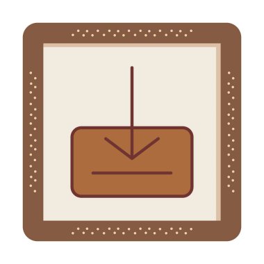  Simge indir, vektör illüstrasyonu basit tasarım